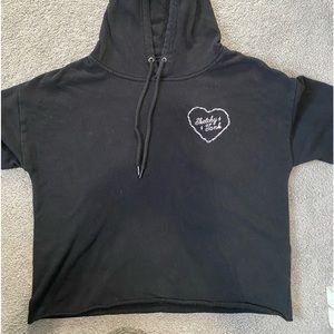 Sketchy Tank Women’s cropped sweatshirt sz Med